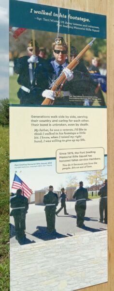 FORT SNELING MEMORIAL RIFLE SQUAD PLAQUE A