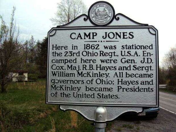 CAMP JONES WAR MEMORIAL MARKER