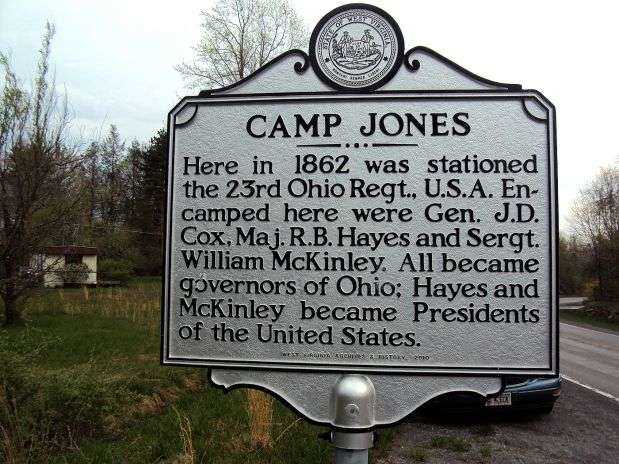 CAMP JONES WAR MEMORIAL MARKER