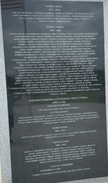 GLENN COUNTY WAR VETERANS MEMORIAL HONOR ROLL