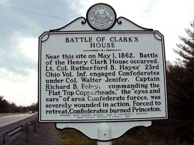 BATTLE OF CLARK’S HOUSE WAR MEMORIAL MARKER