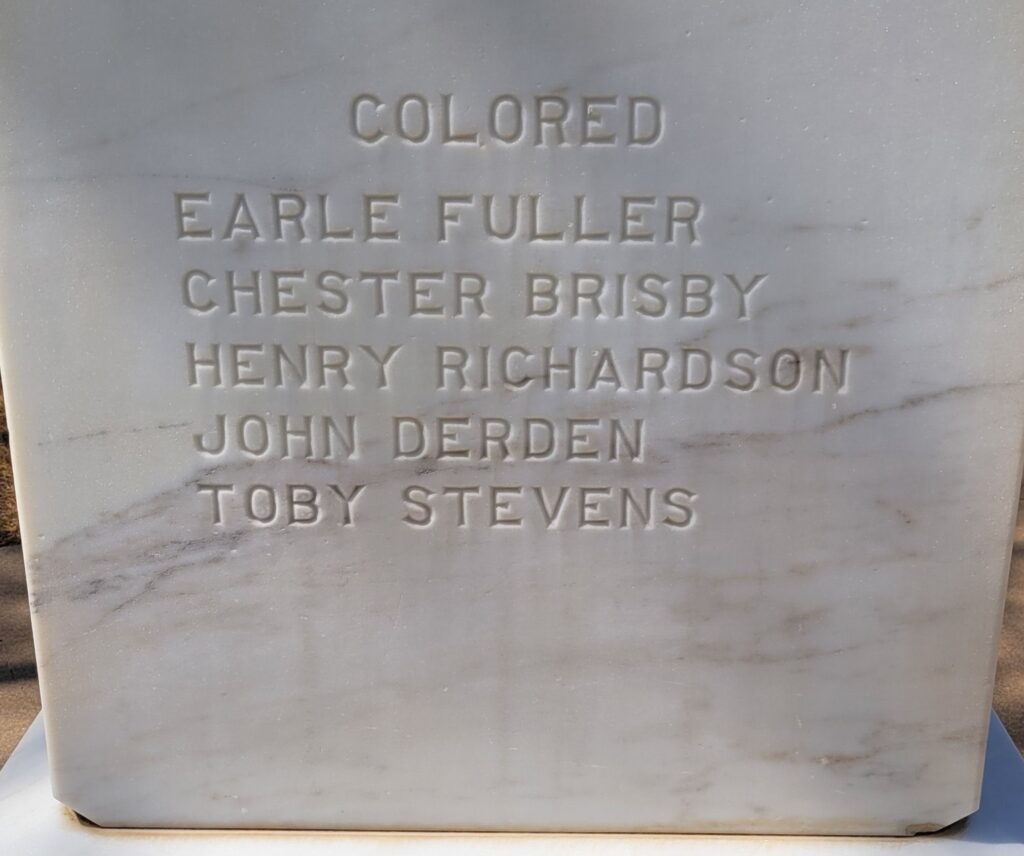 CHEROKEE COUNTY WORLD WAR DEAD MEMORIAL STONE C