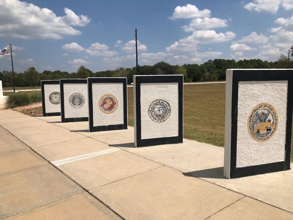 FREEDOM PARK MEMORIAL TOWER EMBLEMS