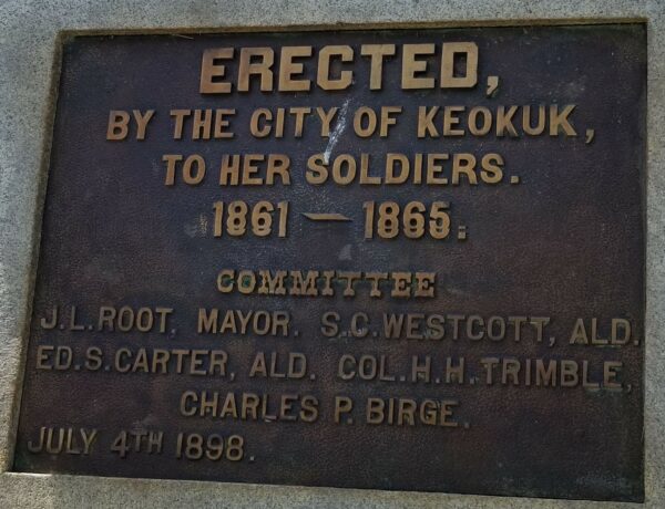 SAMUEL RYAN CURTIS CIVIL WAR MEMORIAL PLAQUE