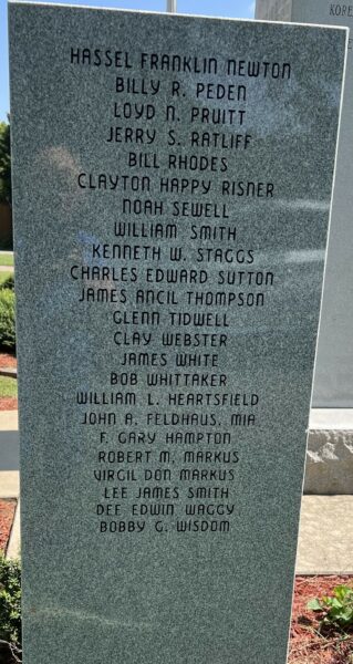 LAWRENCE COUNTY WAR VETERANS MEMORIAL STONE I
