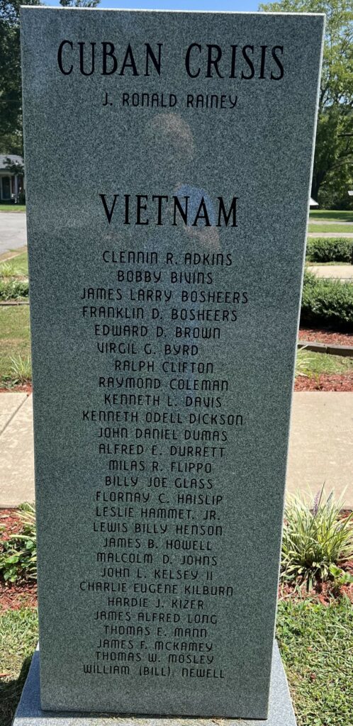 LAWRENCE COUNTY WAR VETERANS MEMORIAL STONE H
