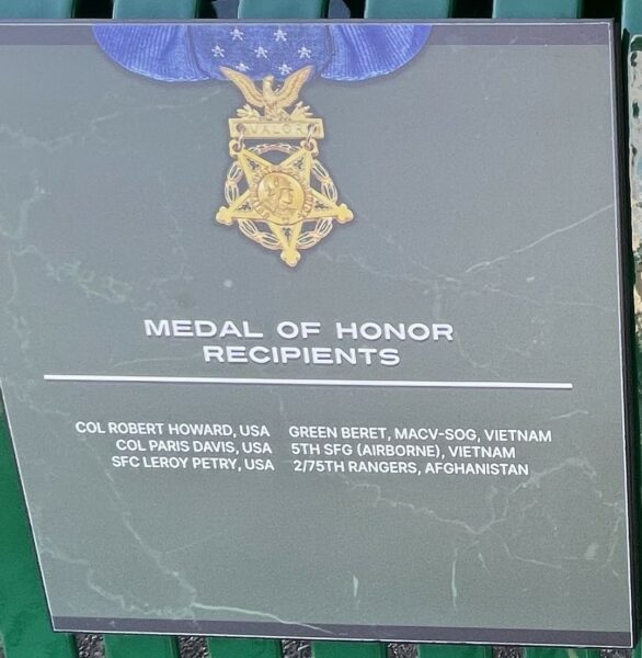 SPECIAL OPS MEMORIAL BENCH PLAQUE C