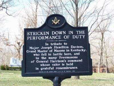 STRICKEN DOWN IN THE PERFORMANCE OF DUTY MEMORIAL MARKER