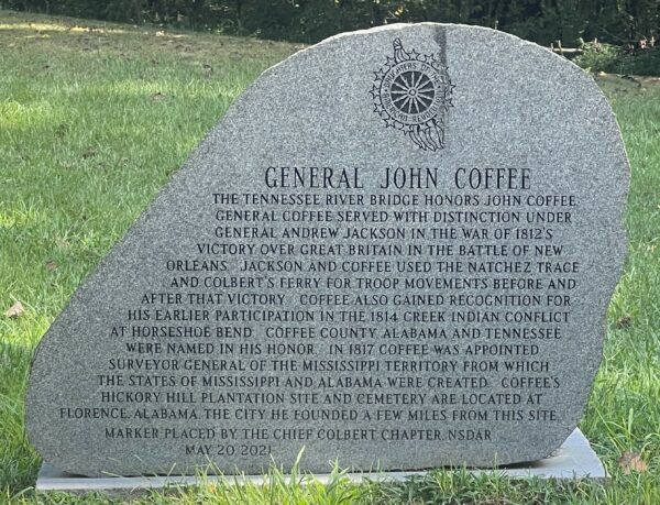 GENERAL JOHN COFFEE WAR MEMORIAL