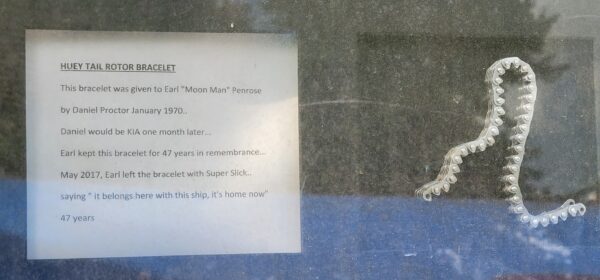 “HUEY 109” “SUPER SLICK” WAR MEMORIAL PLAQUE B