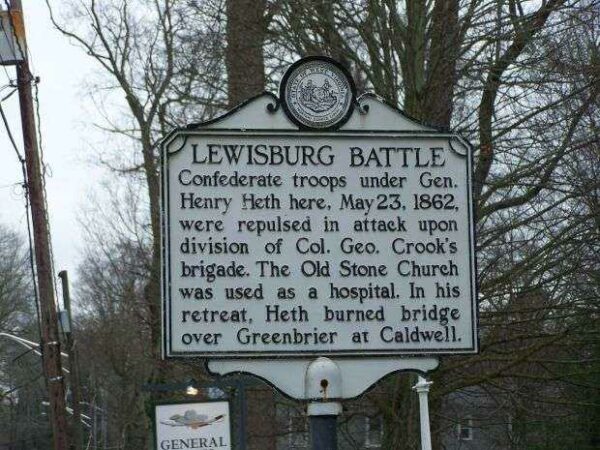 LEWISBURG BATTLE WAR MEMORIAL MARKER