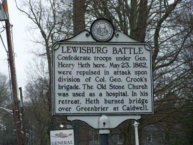 LEWISBURG BATTLE WAR MEMORIAL MARKER