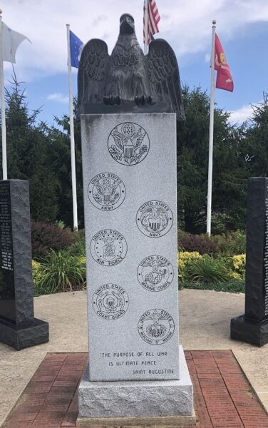 WALNUT WAR VETERANS MEMORIAL CENTER STONE SIDE A