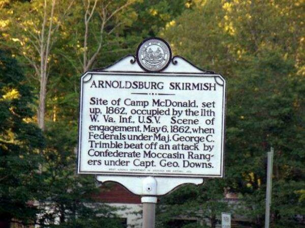 ARNOLDSBURG SKIRMISH WAR MEMORIAL MARKER