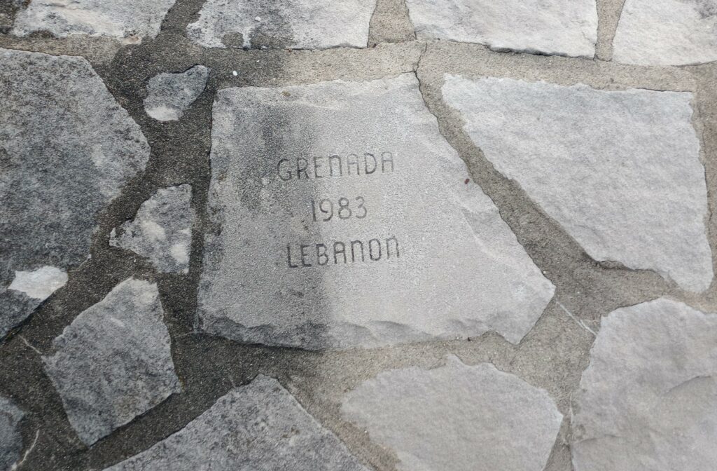 CRAWFORD COUNTY PATRIOTS MEMORIAL CANNON STONE J