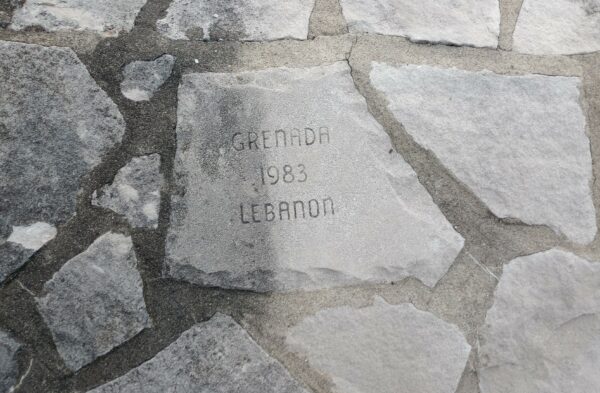 CRAWFORD COUNTY PATRIOTS MEMORIAL CANNON STONE J