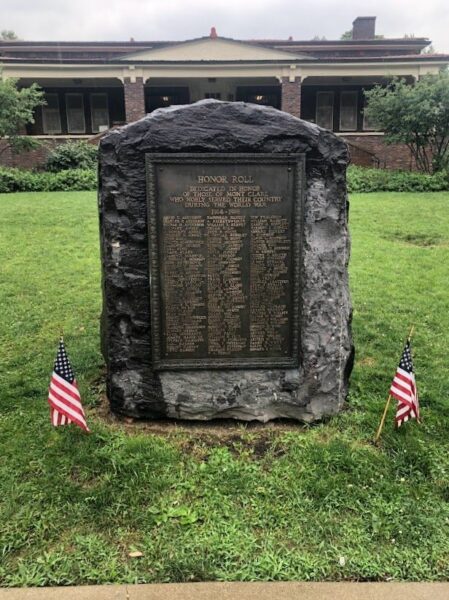 MONT CLARE WORLD WAR HONOR ROLL MEMORIAL