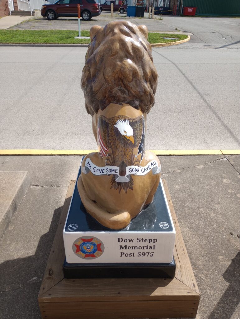 VFW POST 5975 VETERANS MEMORIAL BACK