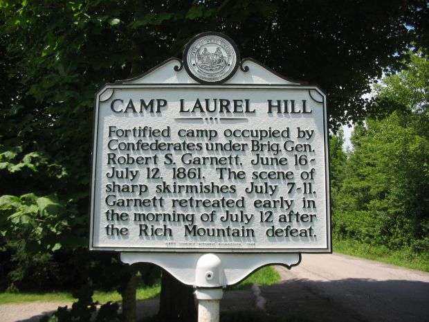 CAMP LAUREL HILL WAR MEMORIAL MARKER