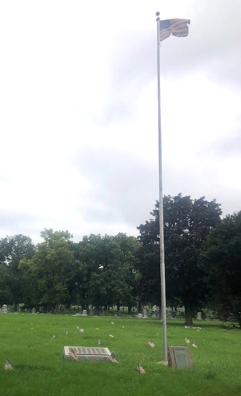 FOREST HOME CEMETERY VETERANS MEMORIAL FLAGPOLE