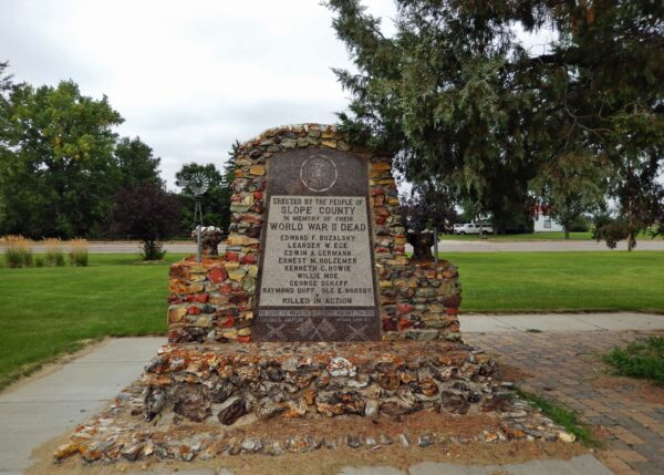 SLOPE COUNTY WORLD WAR II DEAD MEMORIAL