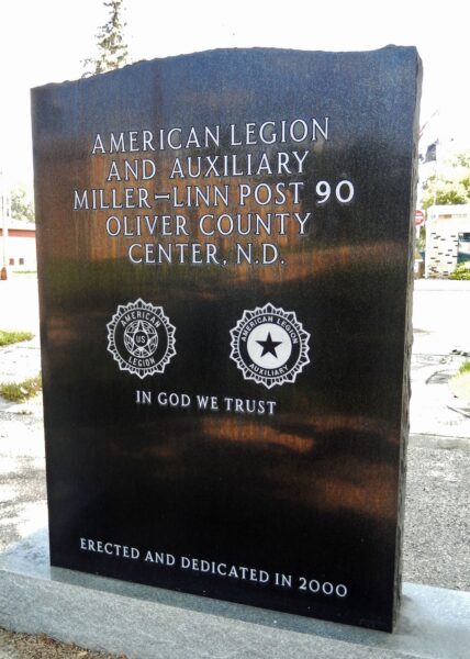 AMERICAN LEGION POST 90 VETERANS MEMORIAL BACK