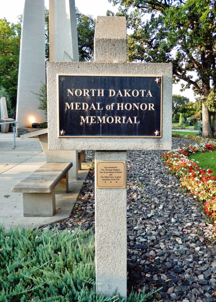 NORTH DAKOTA MEDAL OF HONOR MEMORIAL ENTRANCE STONE
