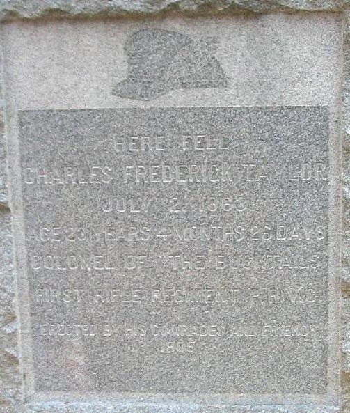 CHARLES FREDERICK TAYLOR WAR MEMORIAL FRONT