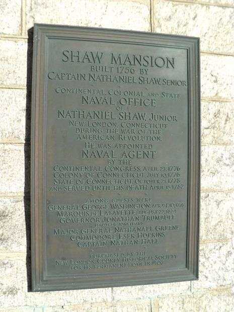 SHAW MANISON REVOLUTIONARY WAR MEMORIAL PLAQUE