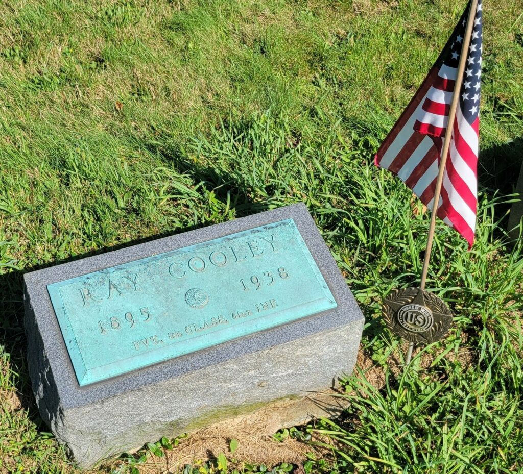 RAY COOLEY WAR MEMORIAL CEMETERY STONE