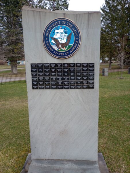 SIDNEY DEPARTMENT OF THE NAVY MEMORIAL