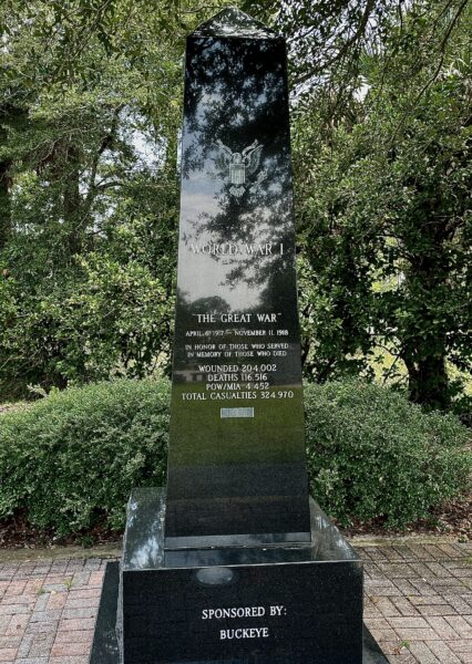 TAYLOR COUNTY WORLD WAR I MEMORIAL