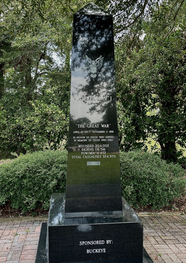 TAYLOR COUNTY WORLD WAR I MEMORIAL