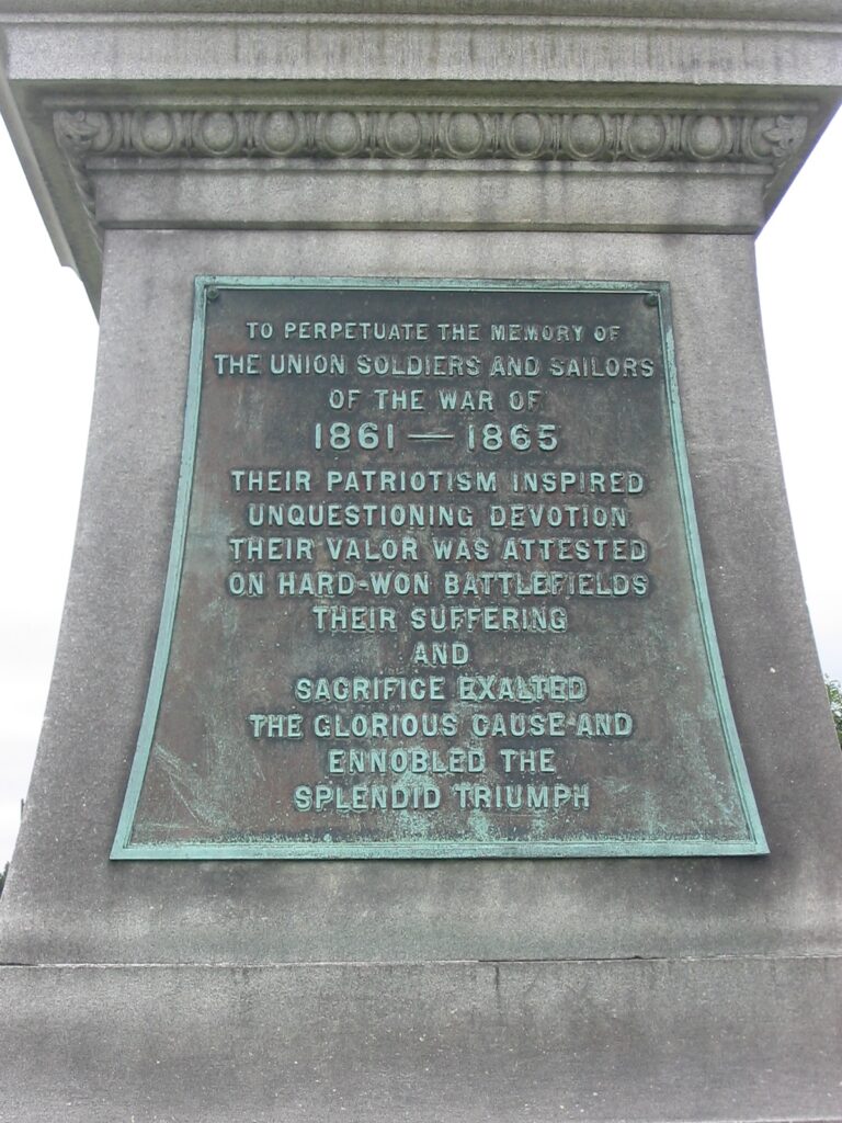 SAINT PAUL CIVIL WAR MEMORIAL PLAQUE A