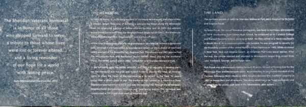 SHERIDAN VETERANS MEMORIAL STONE