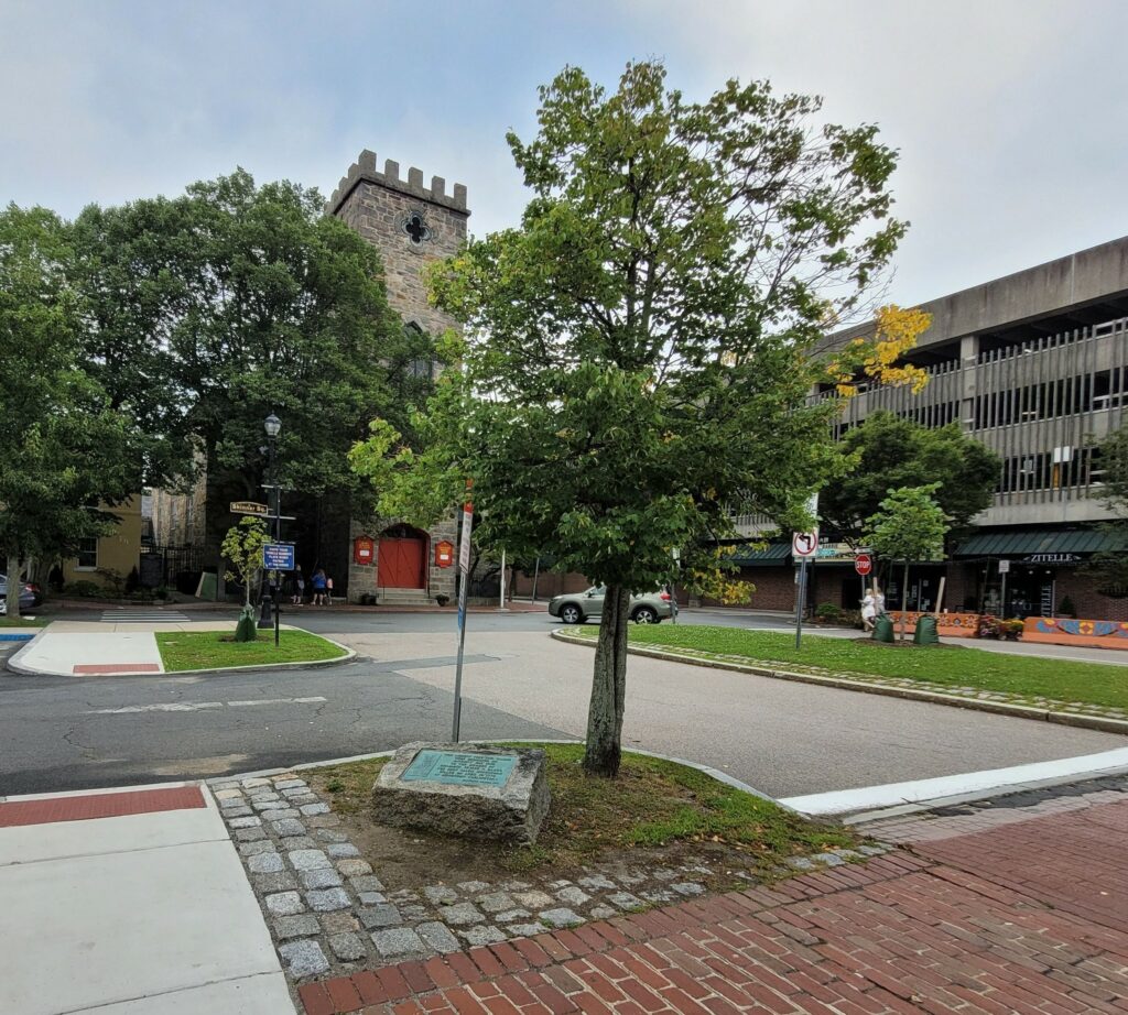 THIS LIBERTY TREE TO THE MEMORY OF BENJAMIN PEIRCE MEMORIAL