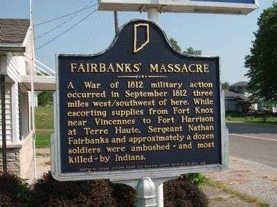 FAIRBANKS’ MASSACRE MEMORIAL MARKER