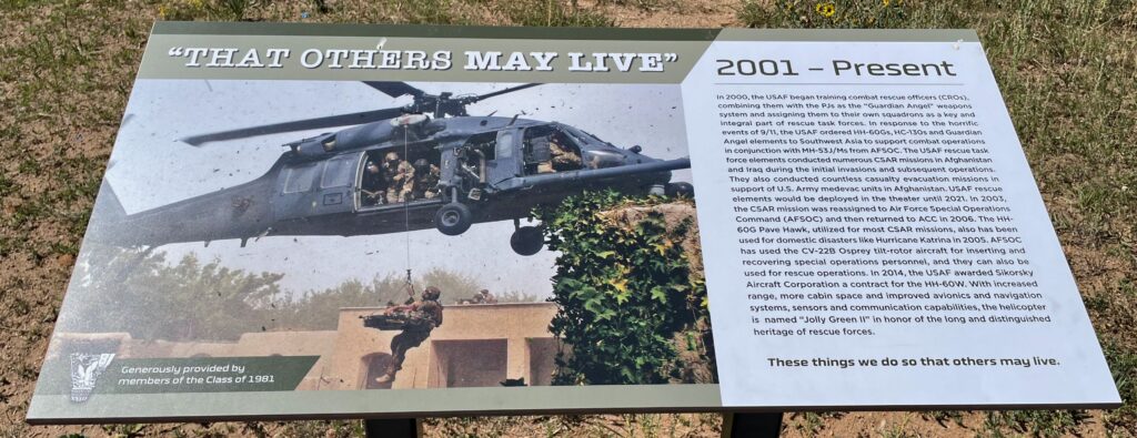 AIR WARRIOR COMBAT MEMORIAL PANEL H