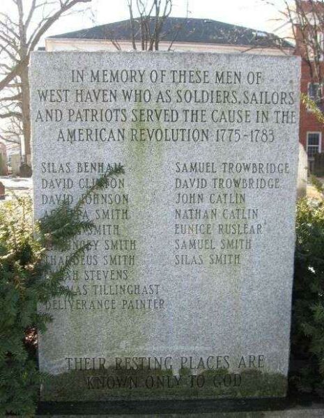 WEST HAVEN REVOLUTIONARY WAR MEMORIAL