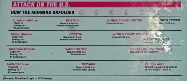 BROOMFIELD SEPTEMBER 11, 2001 MEMORIAL PLAQUE A