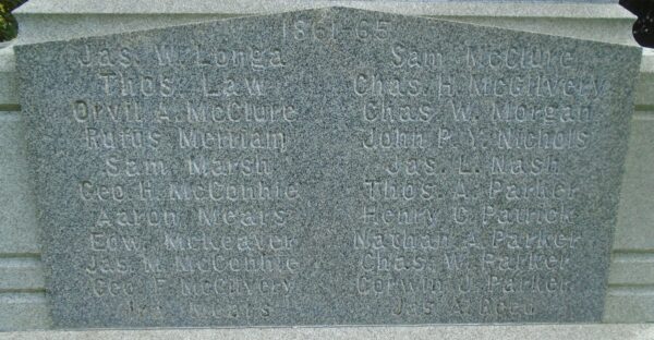 TOWN OF MERRIMACK WAR VETERANS MEMORIAL STONE G
