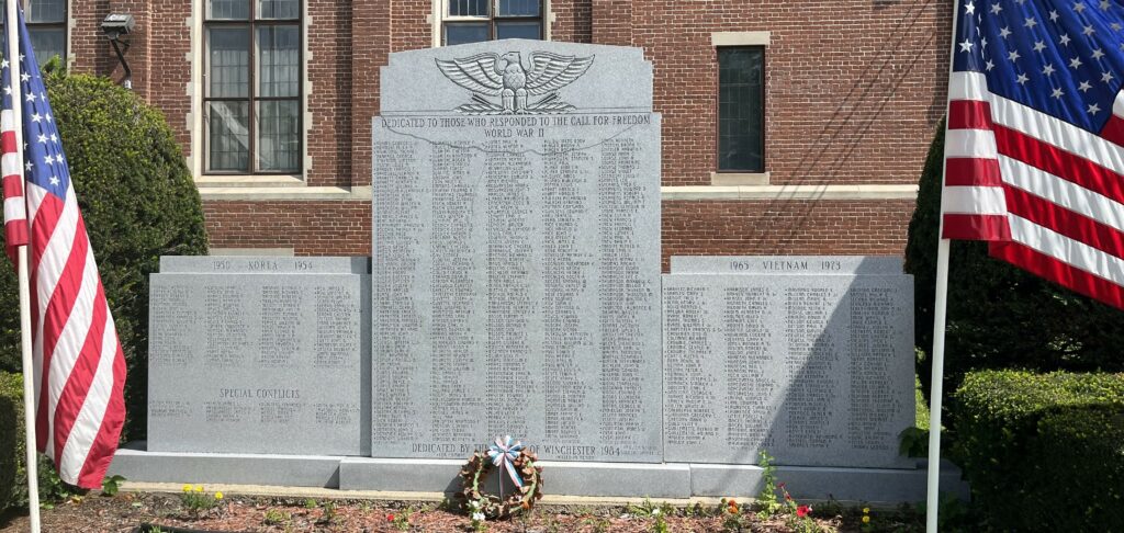 RESIDENTS OF WINCHESTER WAR VETERANS MEMORIAL