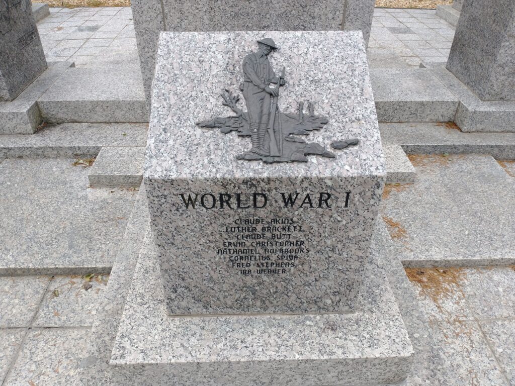 UNION COUNTY WAR MEMORIAL STONE H
