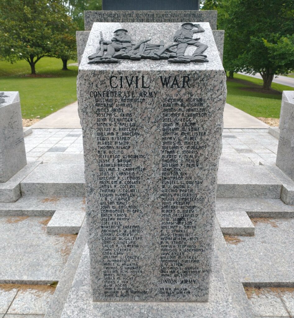 UNION COUNTY WAR MEMORIAL STONE G