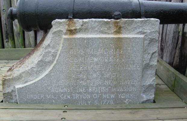 PATRIOTS OF NEW HAVEN WAR MEMORIAL CANNON