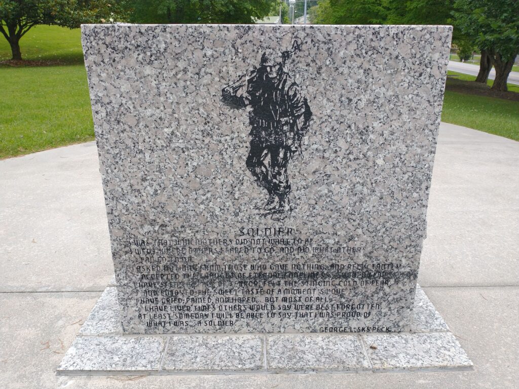 UNION COUNTY WAR MEMORIAL STONE C
