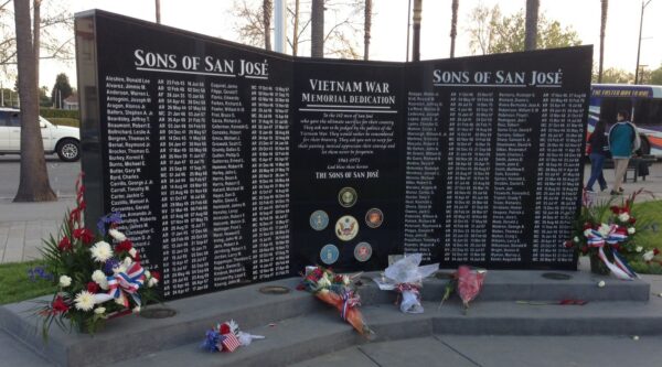 SONS OF SAN JOSE VIETNAM WAR MEMORIAL