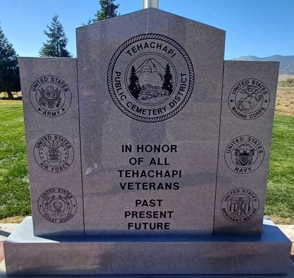 TEHACHAPI PUBLIC CEMETERY DISTRICT VETERANS MEMORIAL EASTSIDE CEMETERY