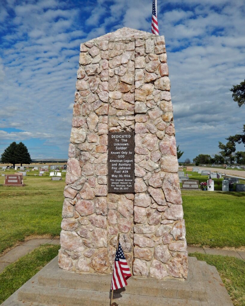 AMERICAN LEGION POST #29 UNKNOWN SOLDIER MEMORIAL