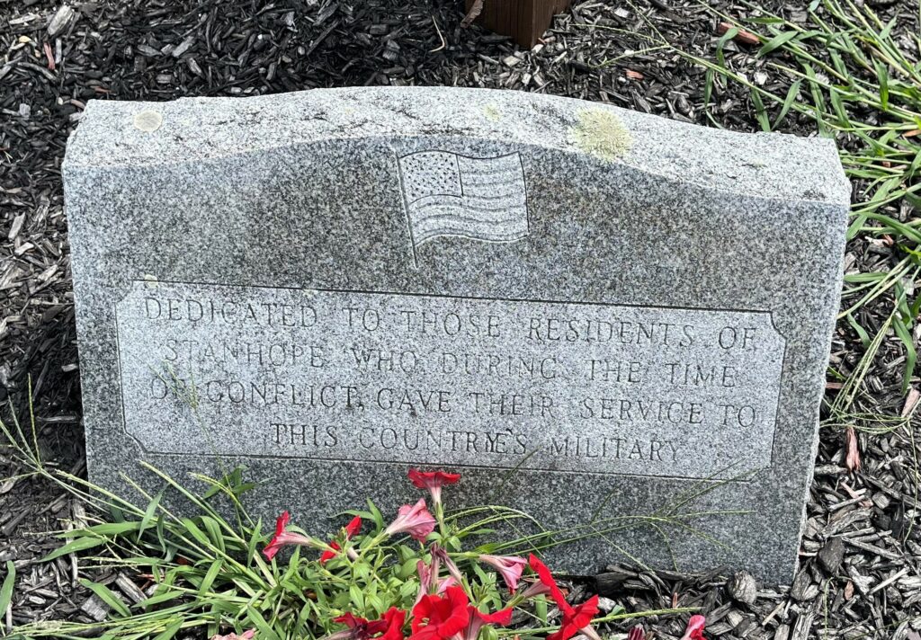 STANHOPE WAR VETERANS MEMORIAL